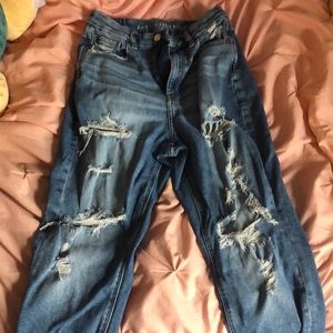 American Eagle Baggy Ripped Jeans